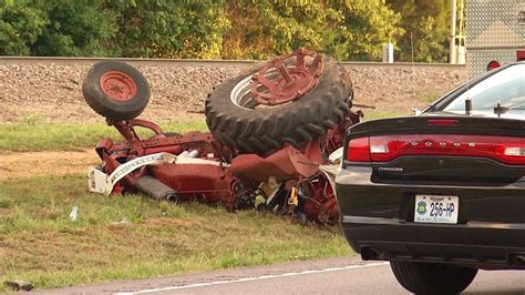 tractor crash farmer dies